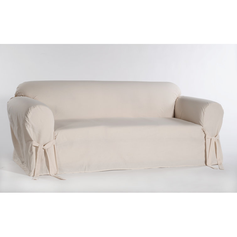 Rebrilliant Box Cushion Sofa Slipcover & Reviews Wayfair